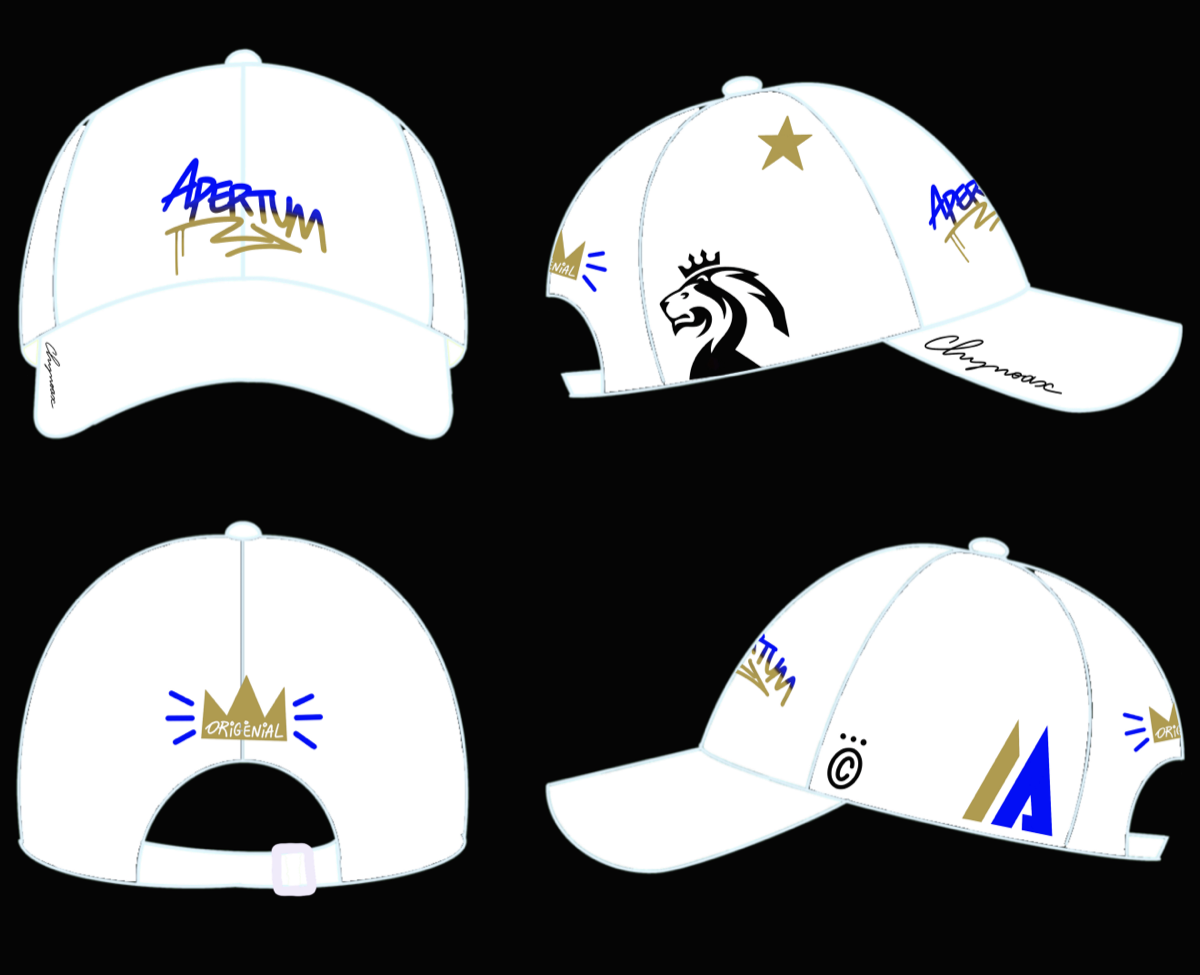 Casquette Blanche Brodée — 4 vues