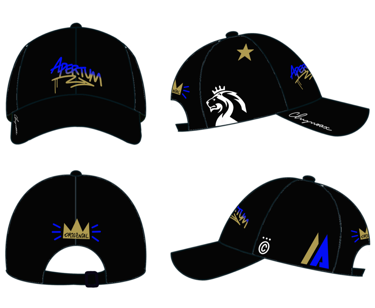 Casquette Noire Brodée — 4 vues